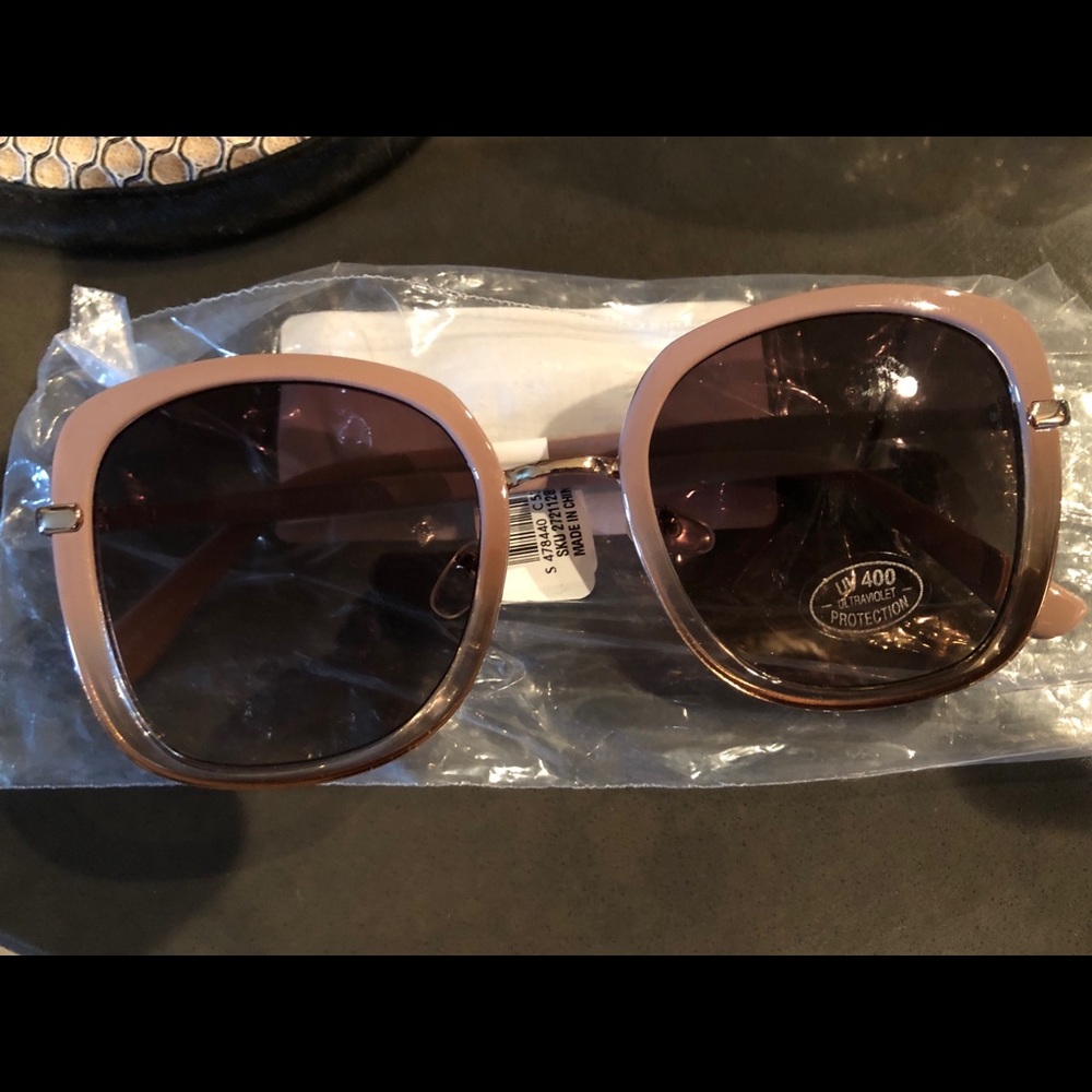 Loft tan nude sunglasses